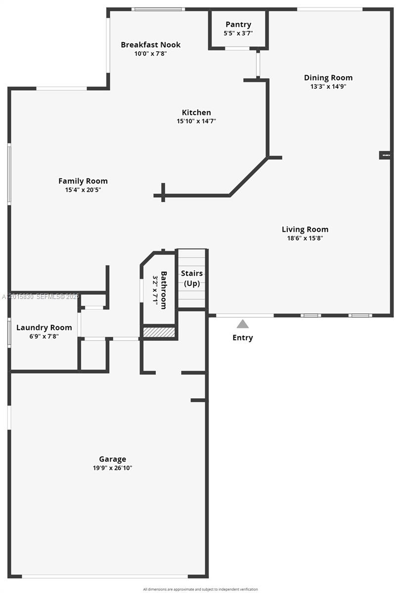 1733 Southwest 151 Place Miami, FL 33185 - Photo 2 of 44 1st Floor Plan