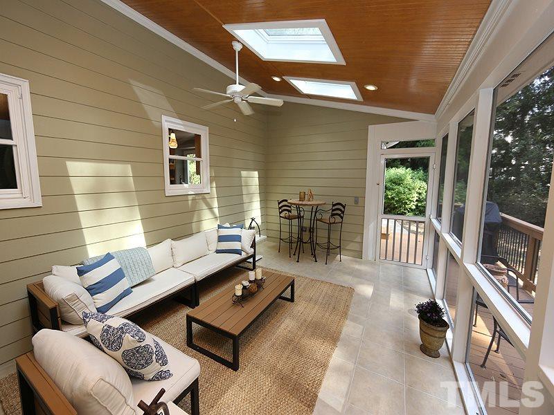 8320 Wheatstone Lane Raleigh, NC 27613 - Photo 18 of 23 So private, tucked between the Sunroom and Mudroom additions you can enjoy your time outdoors in solitude.