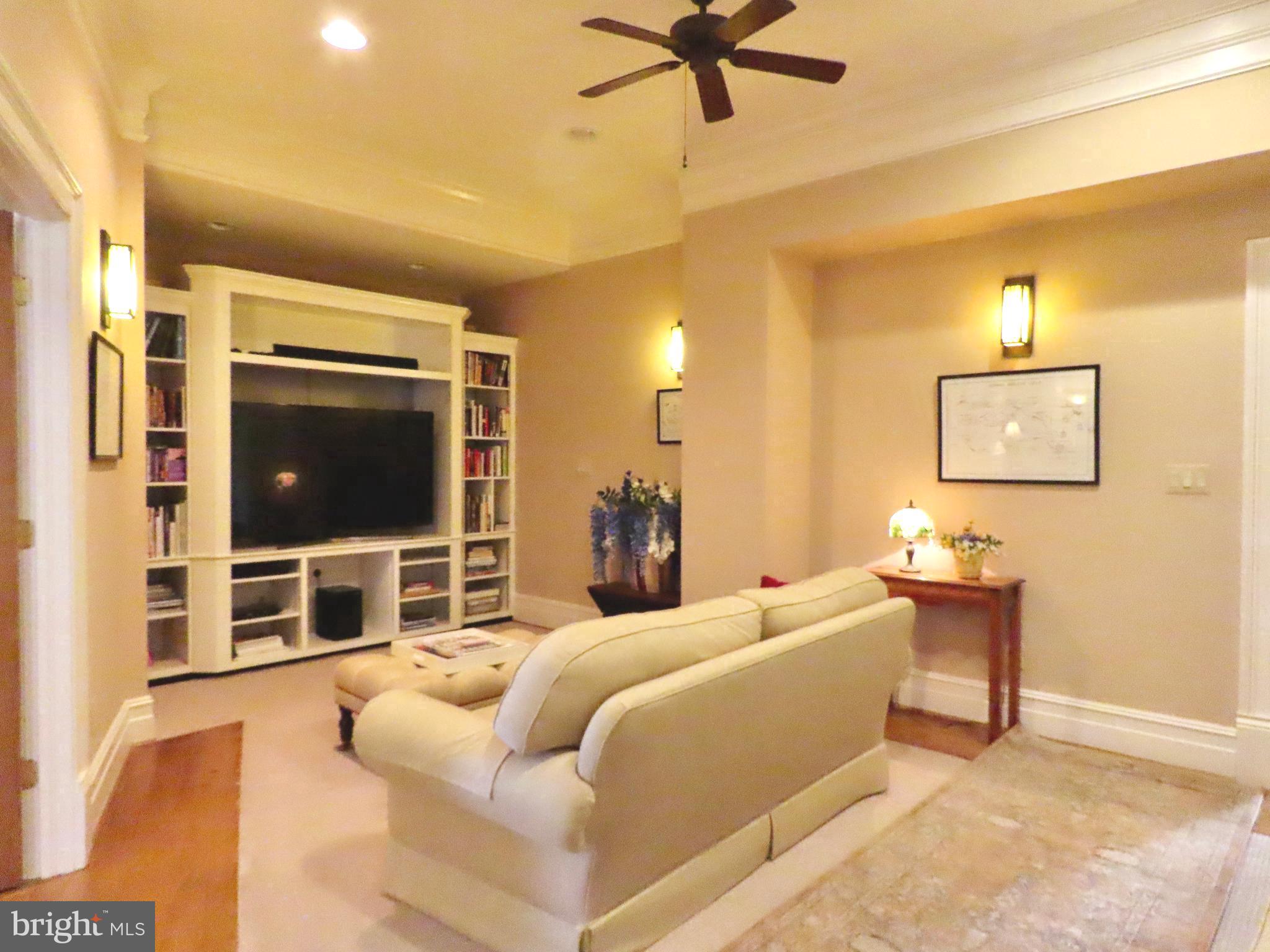 65 Clark Lane Washington, VA 22747 - Photo 22 of 62 a living room with furniture and a flat screen tv