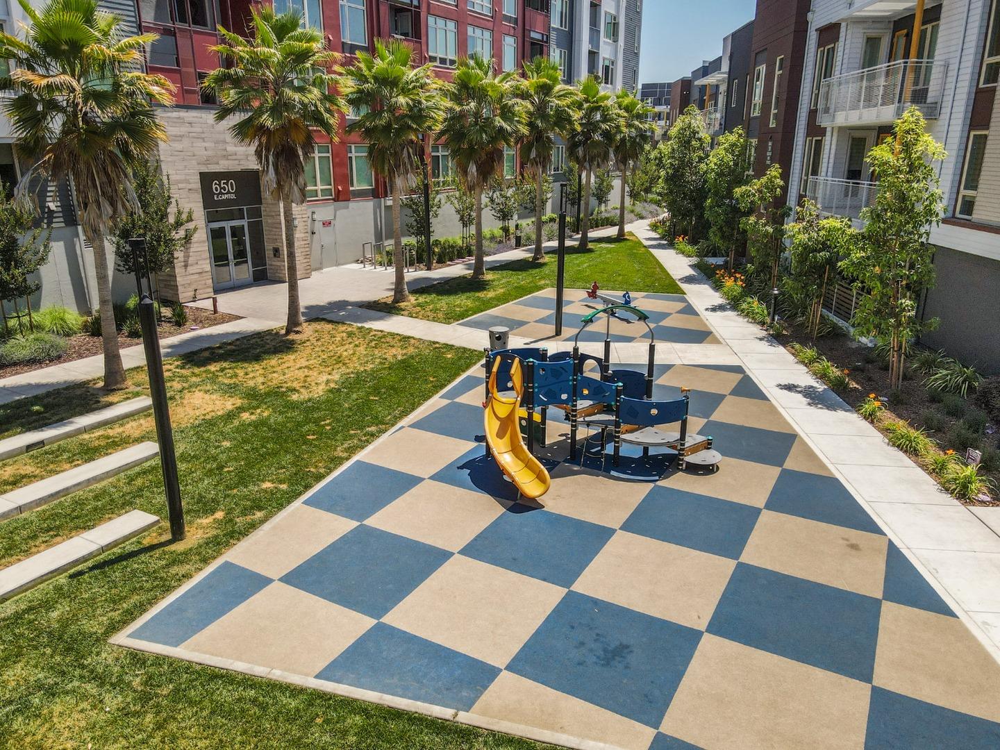 370 Riesling Avenue, Unit 20 Milpitas, CA 95035 - Photo 36 of 36 a view of backyard with swimming pool and furniture