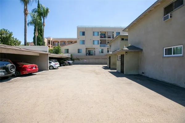 a view of a car garage