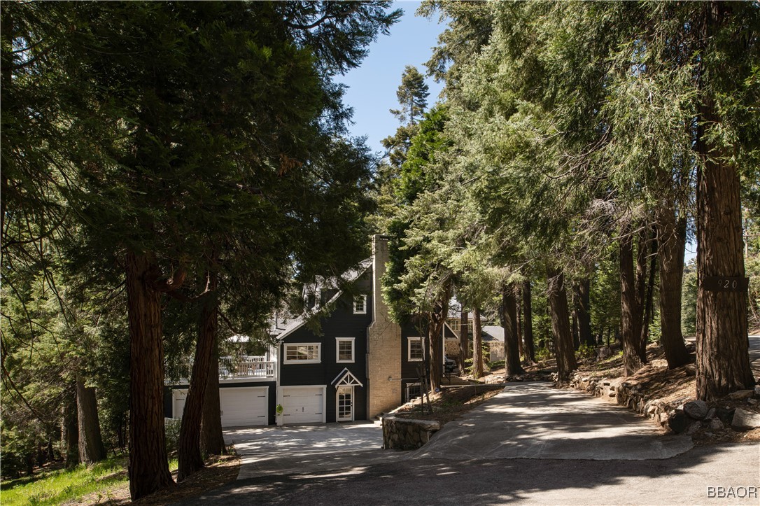 920 Oak Road Lake Arrowhead, CA 92385 - Photo 28 of 28 a view of street with tree s