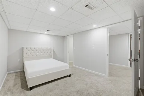 a big room with closet