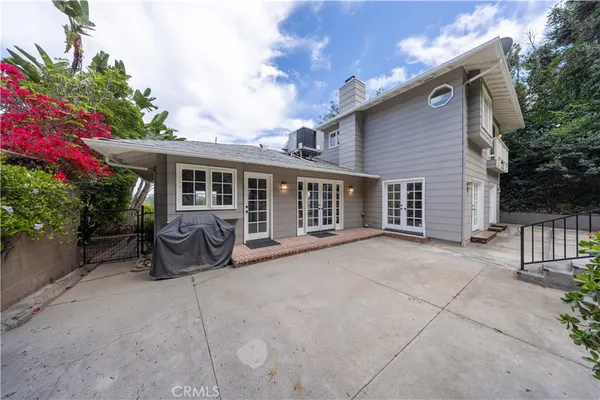 a view of a house with patio