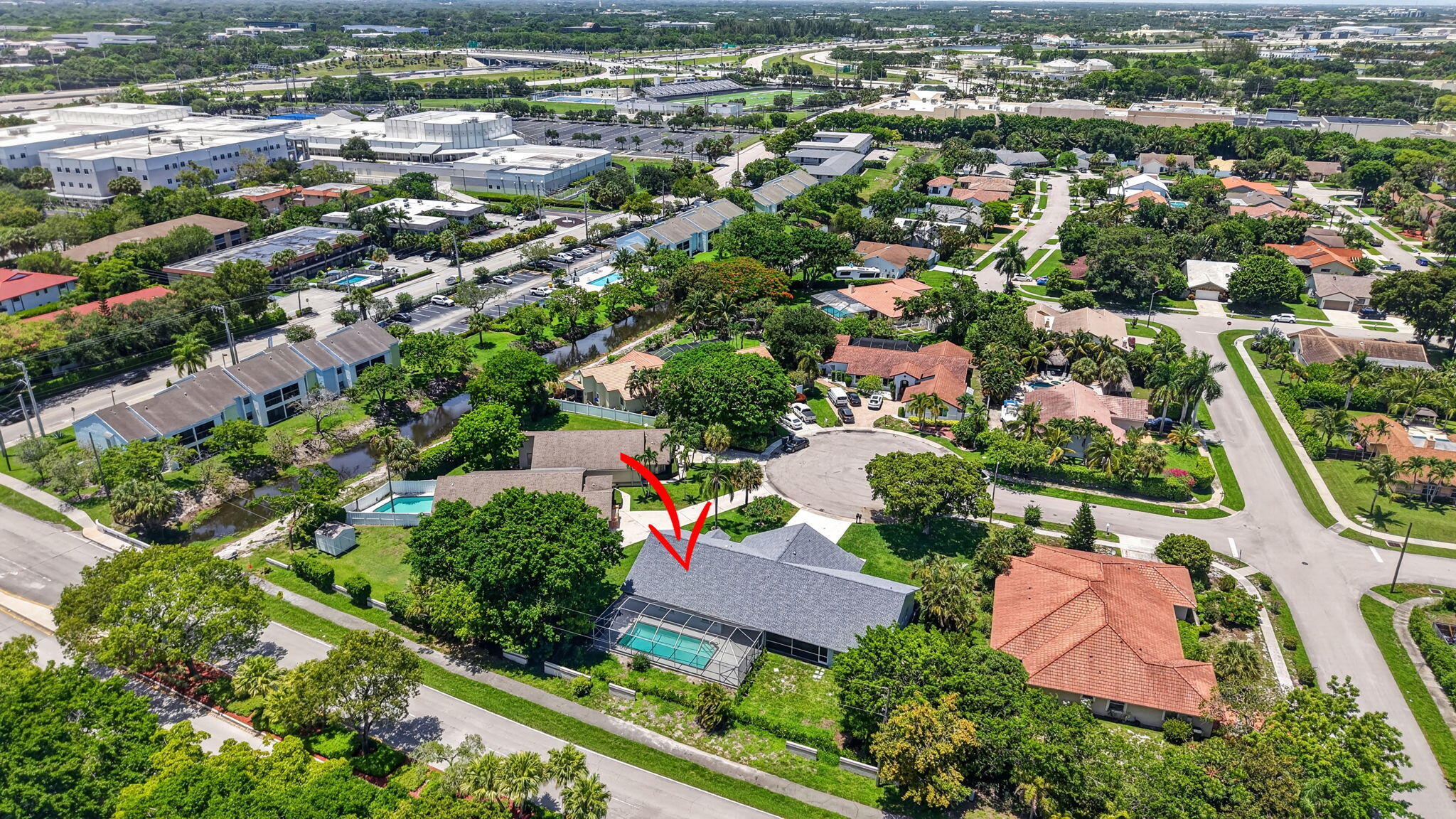 1378 Northwest 13th Court Boca Raton, FL 33486 - Photo 53 of 57 AERIAL VIEW
