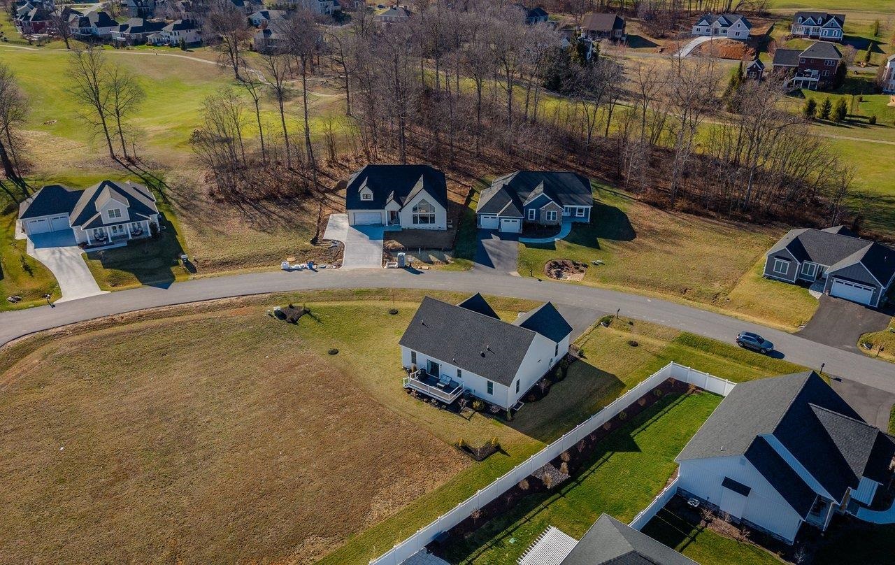 475 Beauford Road Harrisonburg, VA 22801 - Photo 59 of 75 an aerial view of a house with a swimming pool