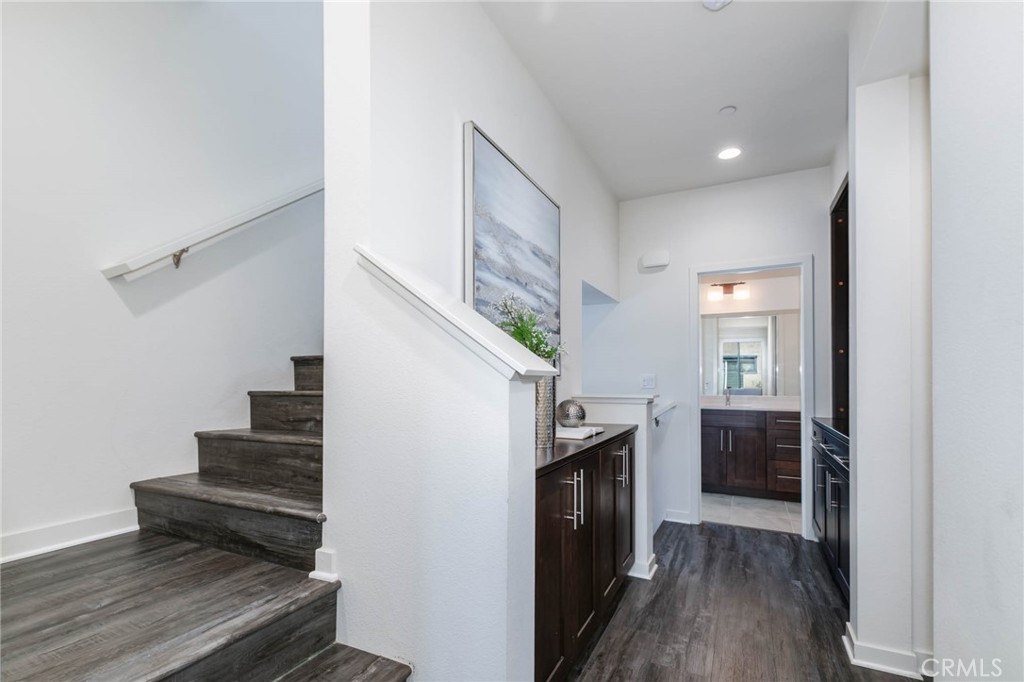 580 Cultivate Irvine, CA 92618 - Photo 10 of 30 a view of entryway and hall with wooden floor