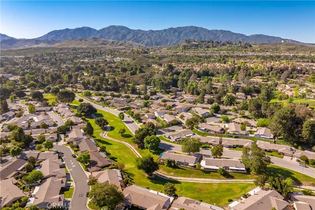 a view of city and mountain