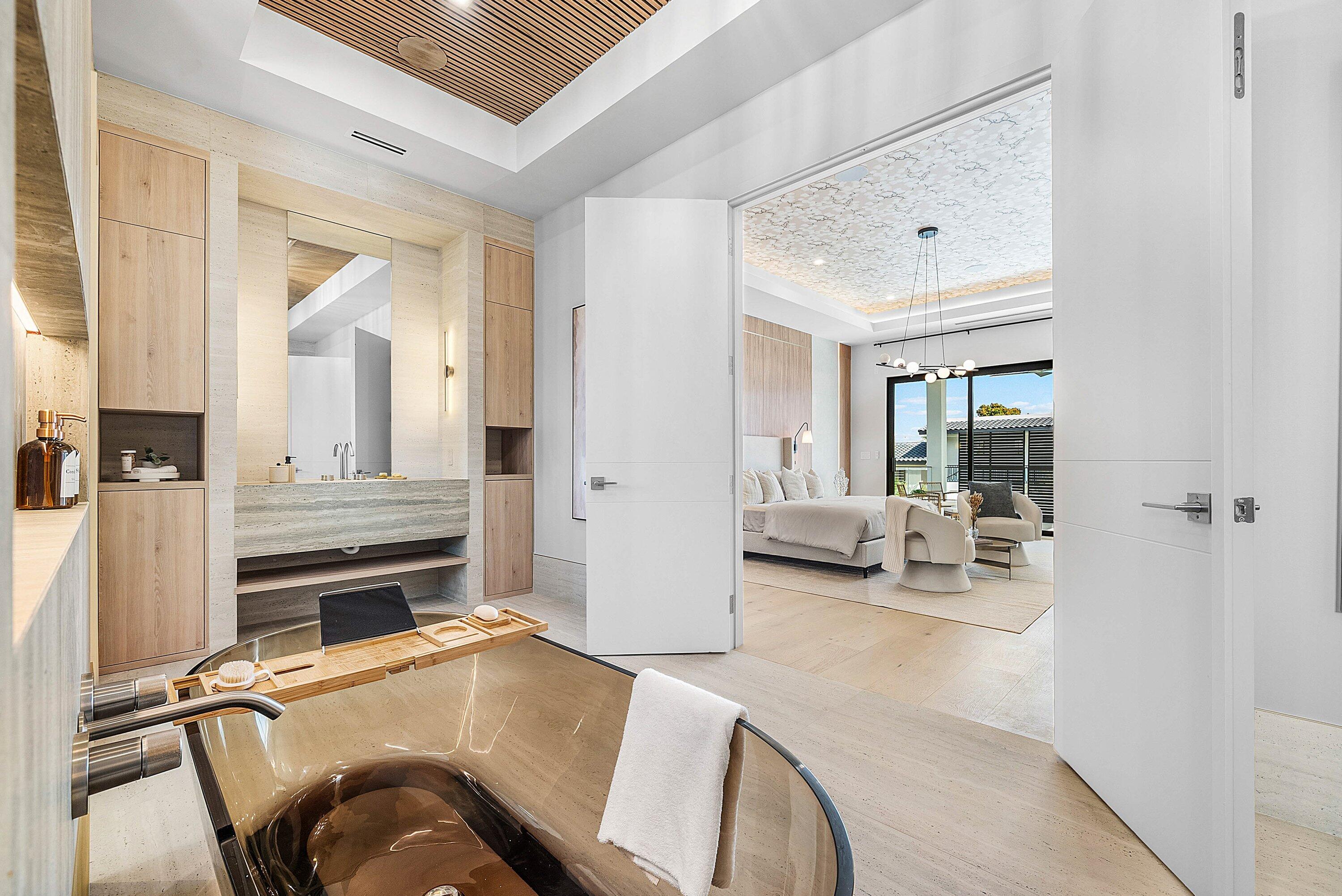 299 Northeast 7th Street Boca Raton, FL 33432 - Photo 56 of 112 a living room with furniture and a flat screen tv