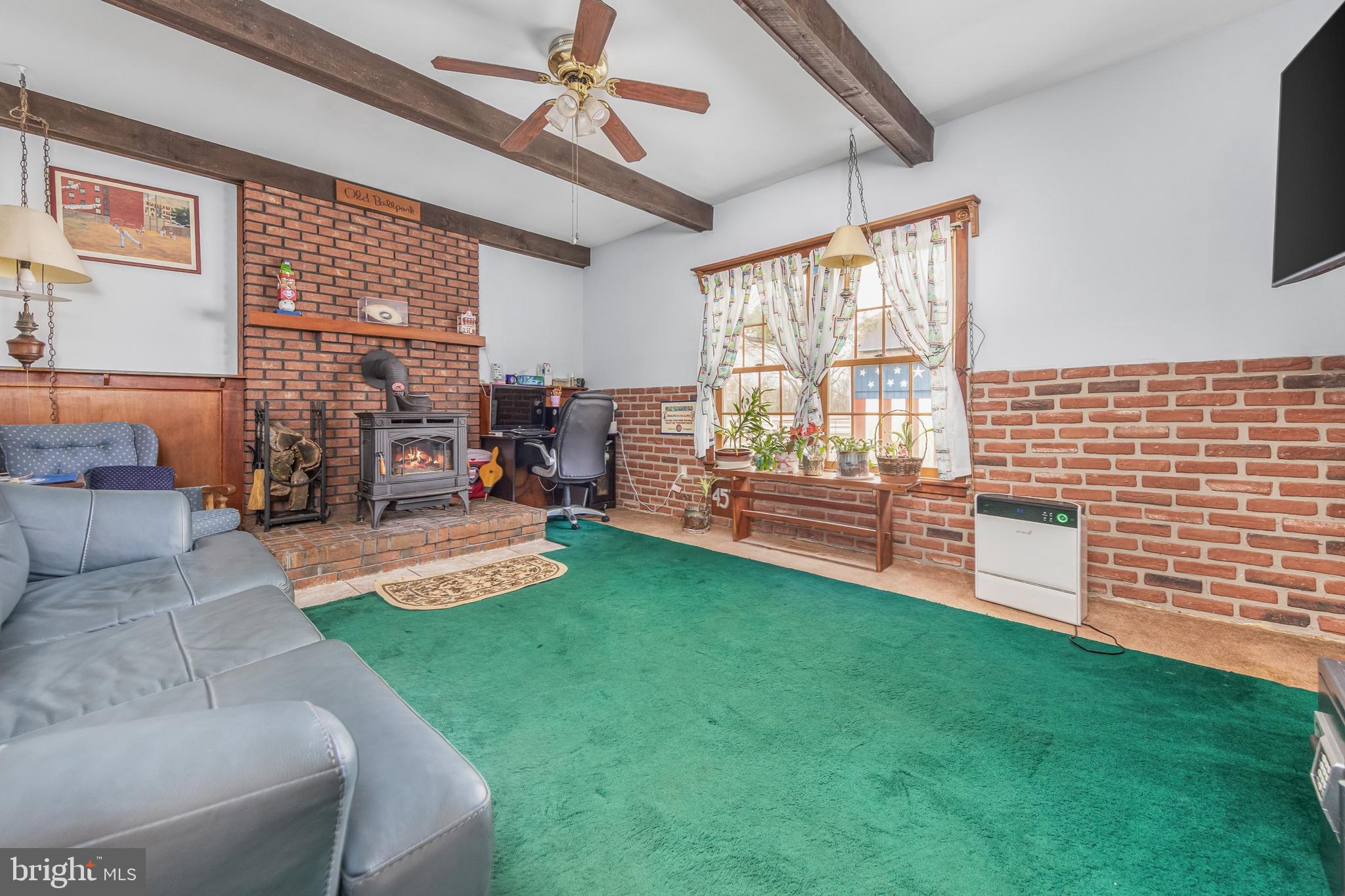 54 Vestry Road Swedesboro, NJ 08085 - Photo 43 of 59 Family room with woodstove