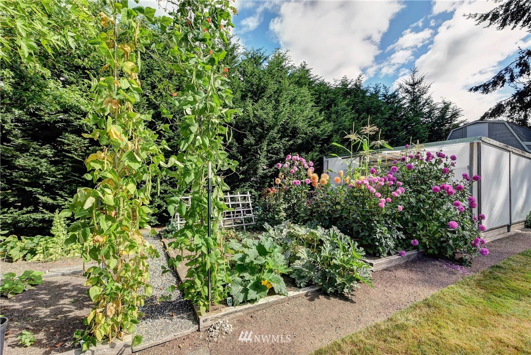 14221 Seattle Hill Road Snohomish, WA 98296 - Photo 29 of 38 a view of a garden with flowers