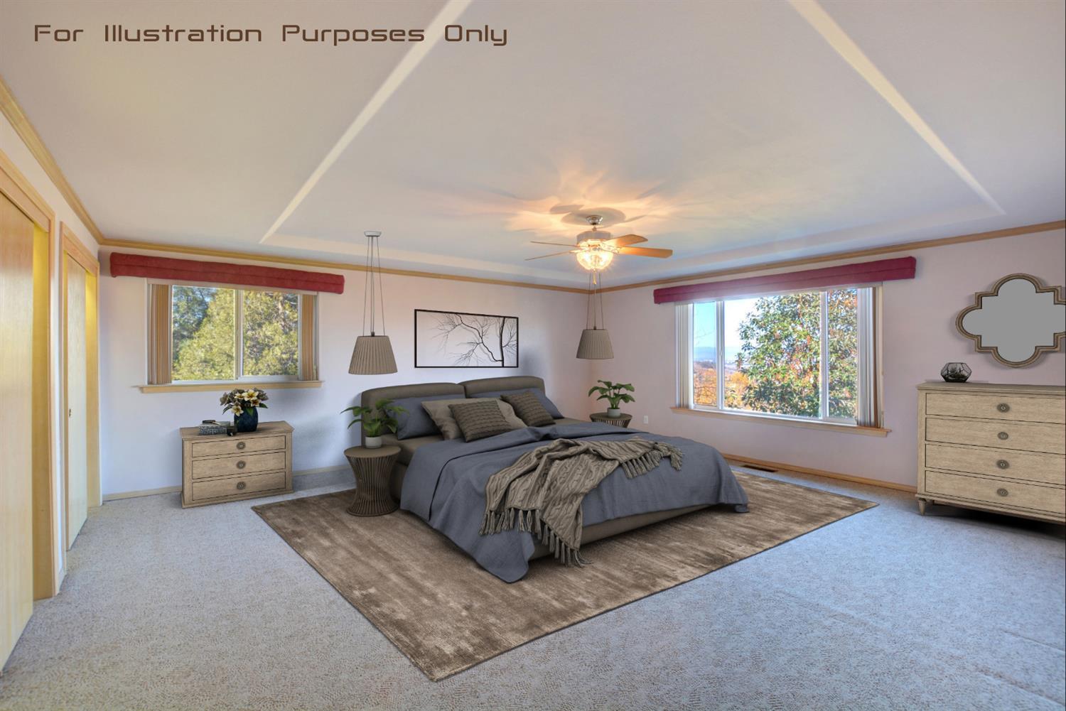 4400 Independence School Road Medford, OR 97501 - Photo 17 of 35 Master Bedroom - Virtual Staging