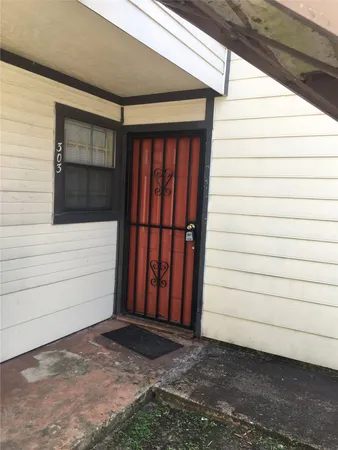 a view of front door