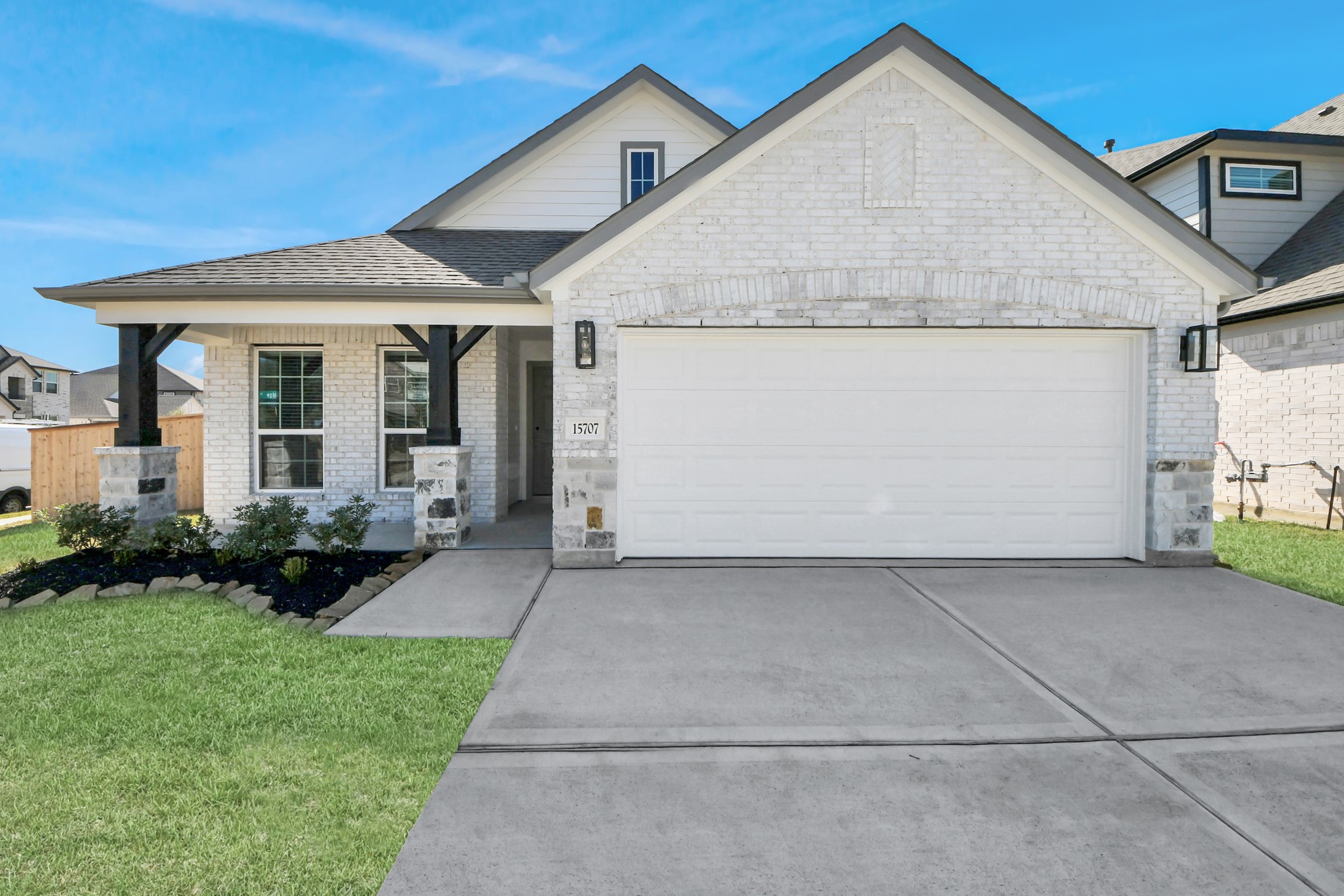 15707 Telge Ridge Lane Cypress, TX 77429 - Photo 3 of 38 a view of a house with a yard and garage