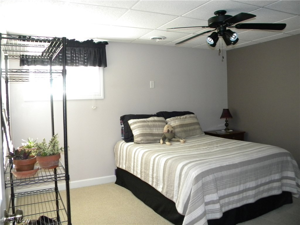 3020 Explorer Road Southwest Carrollton, OH 44615 - Photo 14 of 23 Lower Level 2nd. bedroom with walk-in closet..