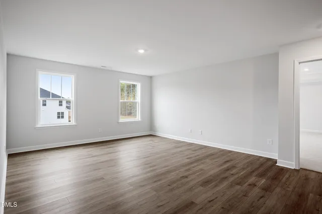 a view of a wooden deck