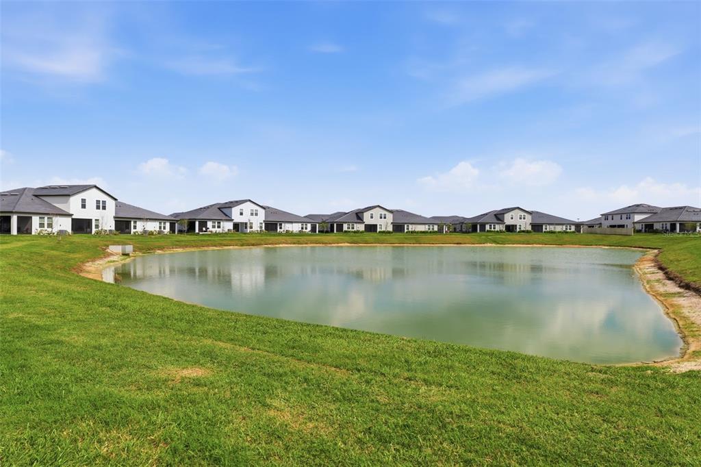10799 Gable Dig Loop San Antonio, FL 33576 - Photo 19 of 19 a view of a lake with houses in the background
