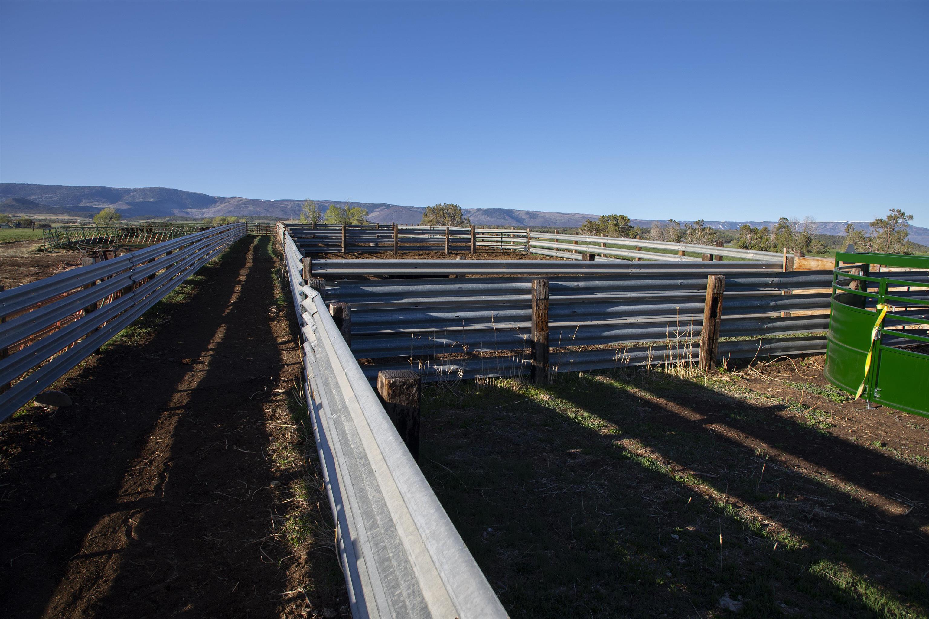 57178 Oe Road Collbran, CO 81624 - Photo 10 of 41 a view of a balcony with wooden floor and city view
