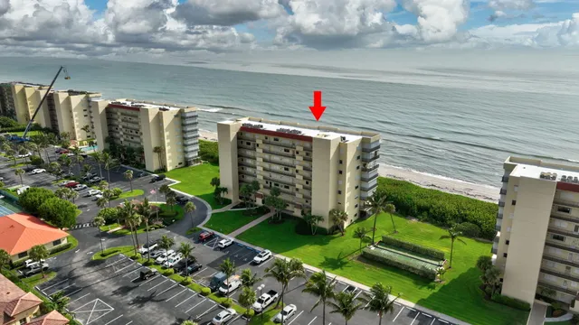 a view of a pathway with a flower garden