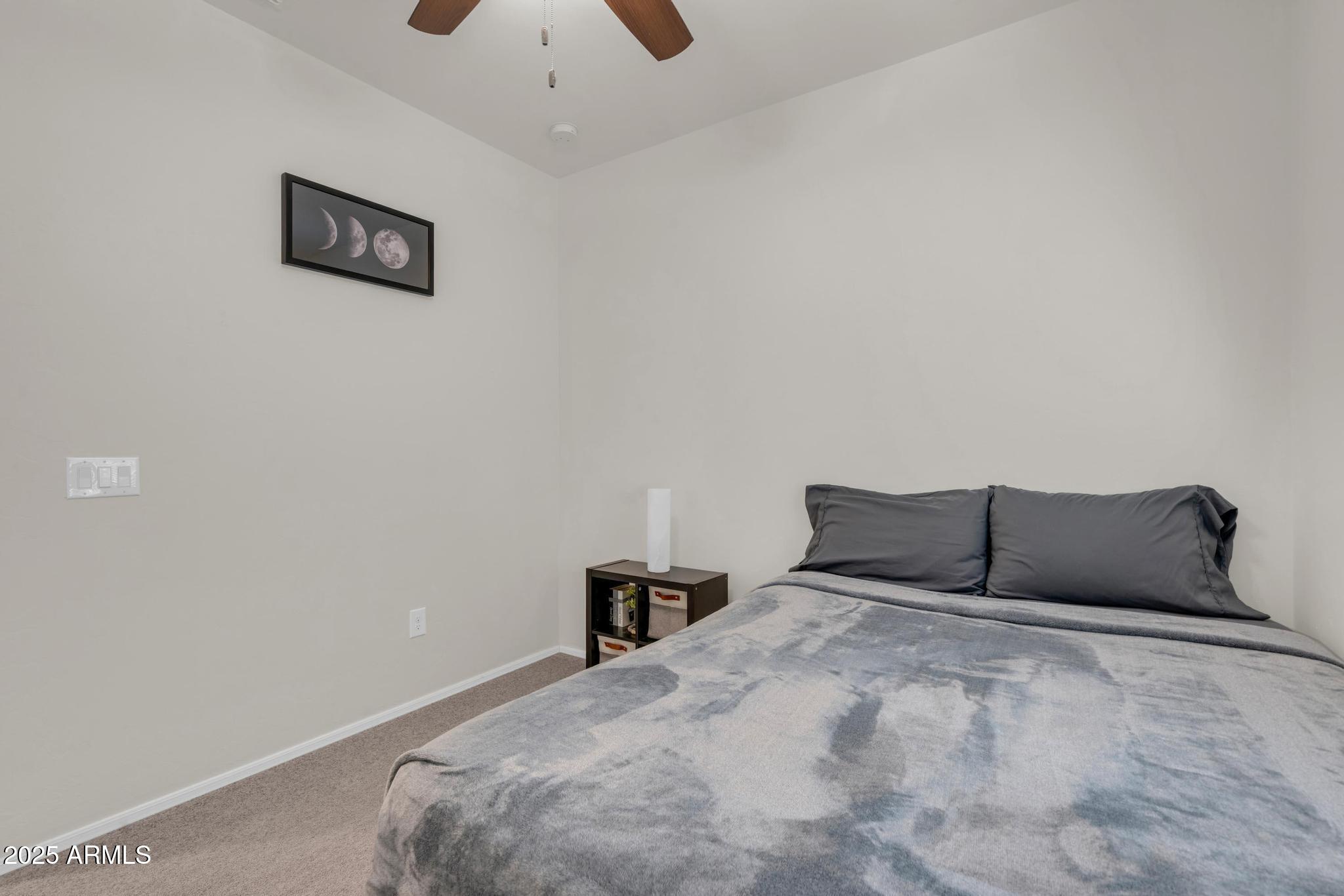 6556 East Via Arroyo Azul Tucson, AZ 85756 - Photo 14 of 75 a bedroom with a bed and a wall painting