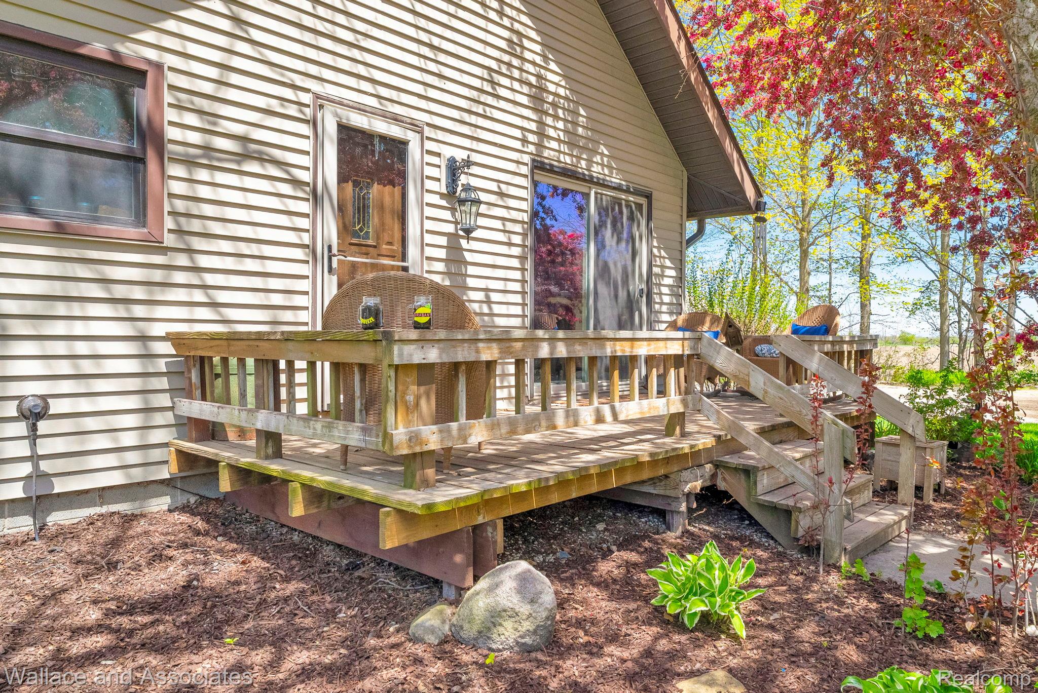 6616 Wellman Line Road Croswell, MI 48422 - Photo 11 of 47 View of deck