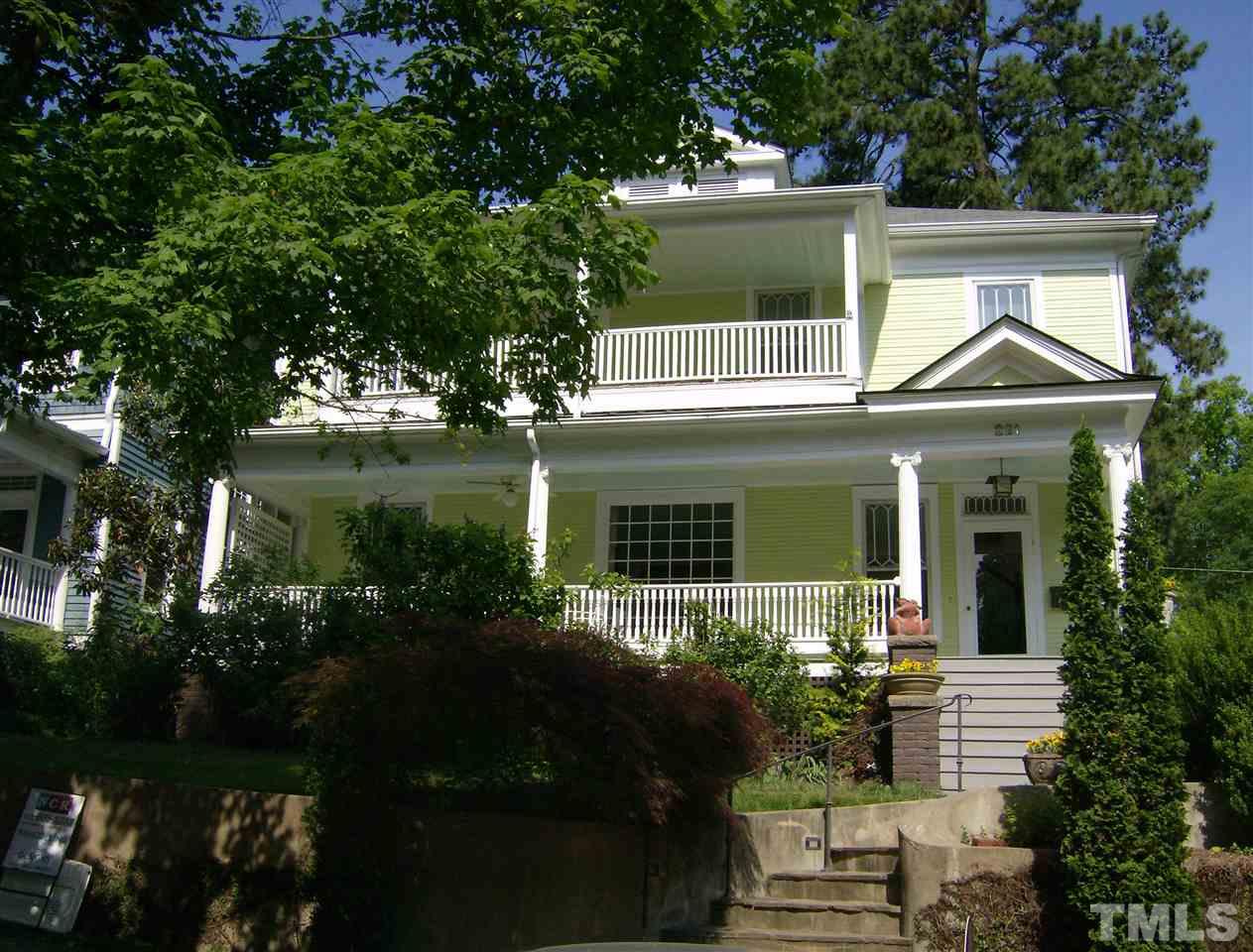 221 Forest Road Raleigh, NC 27605 - Photo 1 of 25 a front view of a house with garden