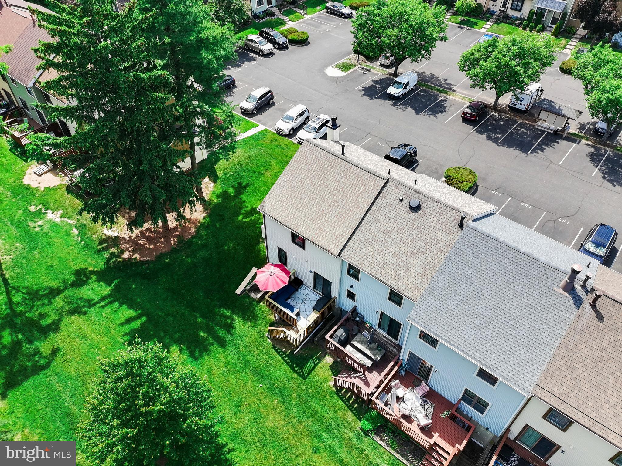 110 Rutledge Court North Wales, PA 19454 - Photo 35 of 35 an aerial view of a house with a garden