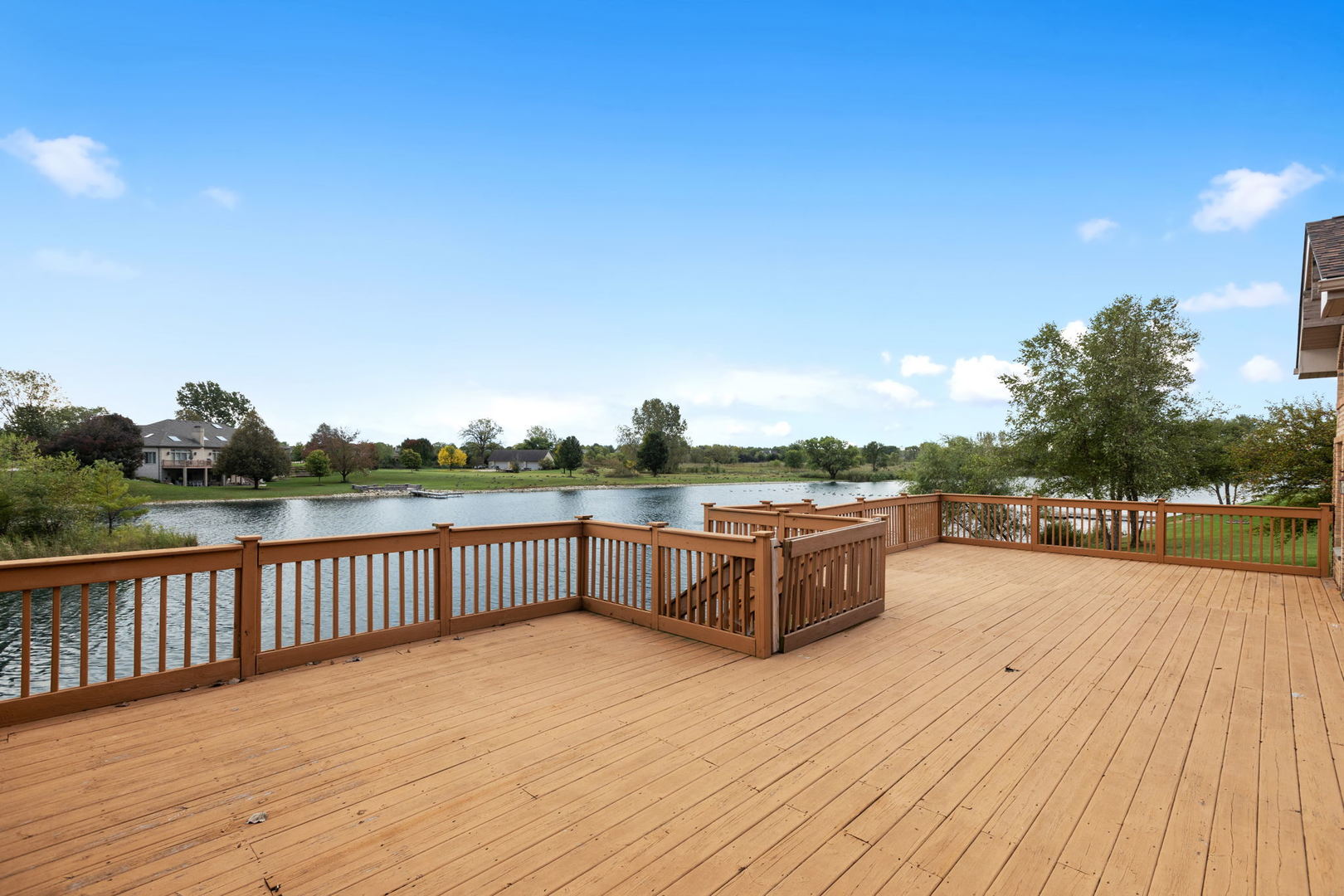 2050 South Spencer Road New Lenox, IL 60451 - Photo 14 of 33 a view of a terrace with a lake view