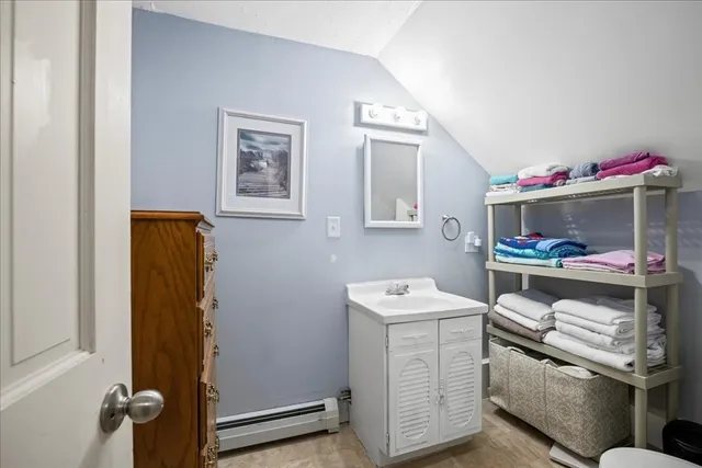 a room with storage and utility