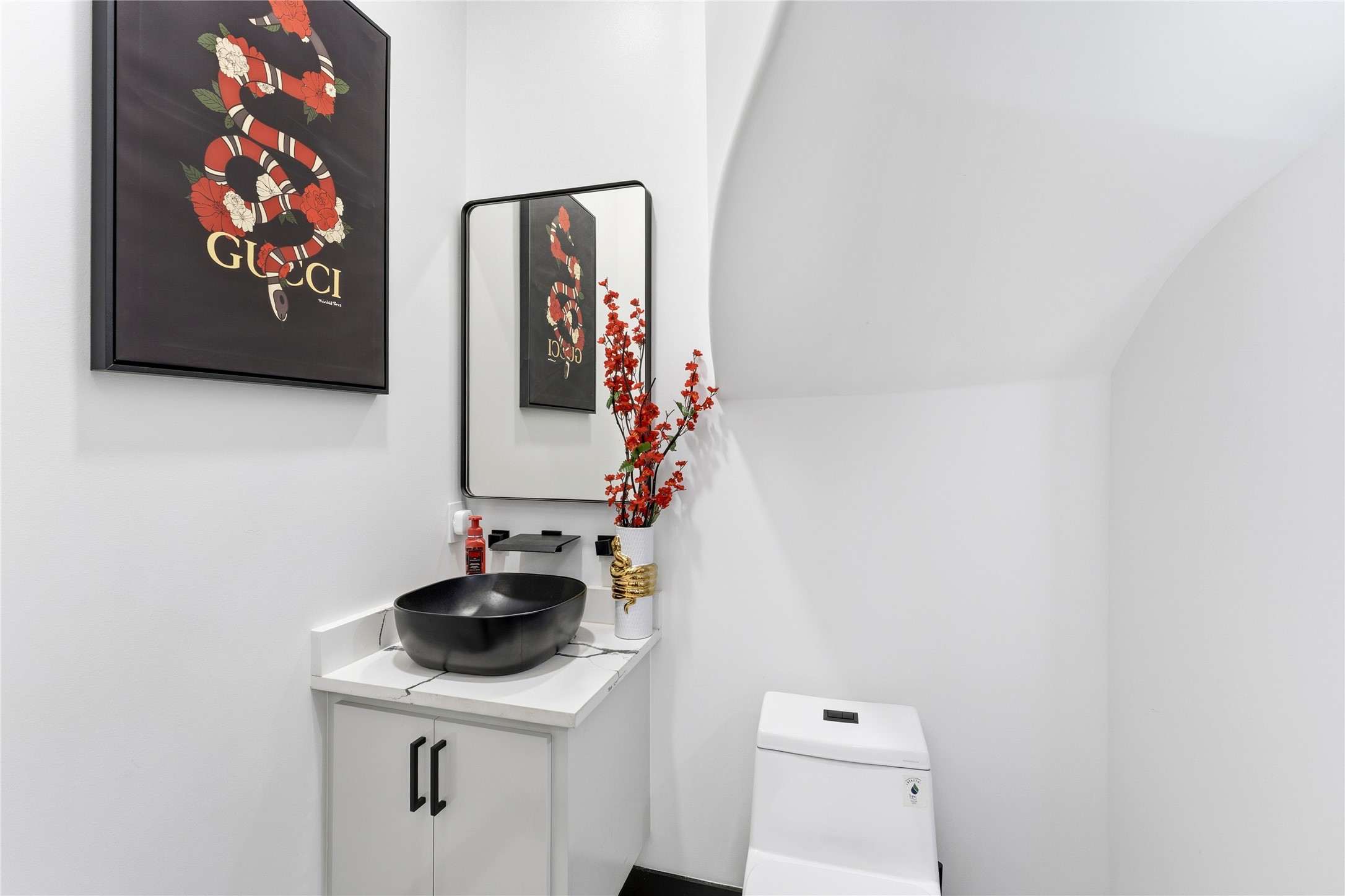 7737 Edna Street Houston, TX 77087 - Photo 15 of 43 a bathroom with a sink and a mirror