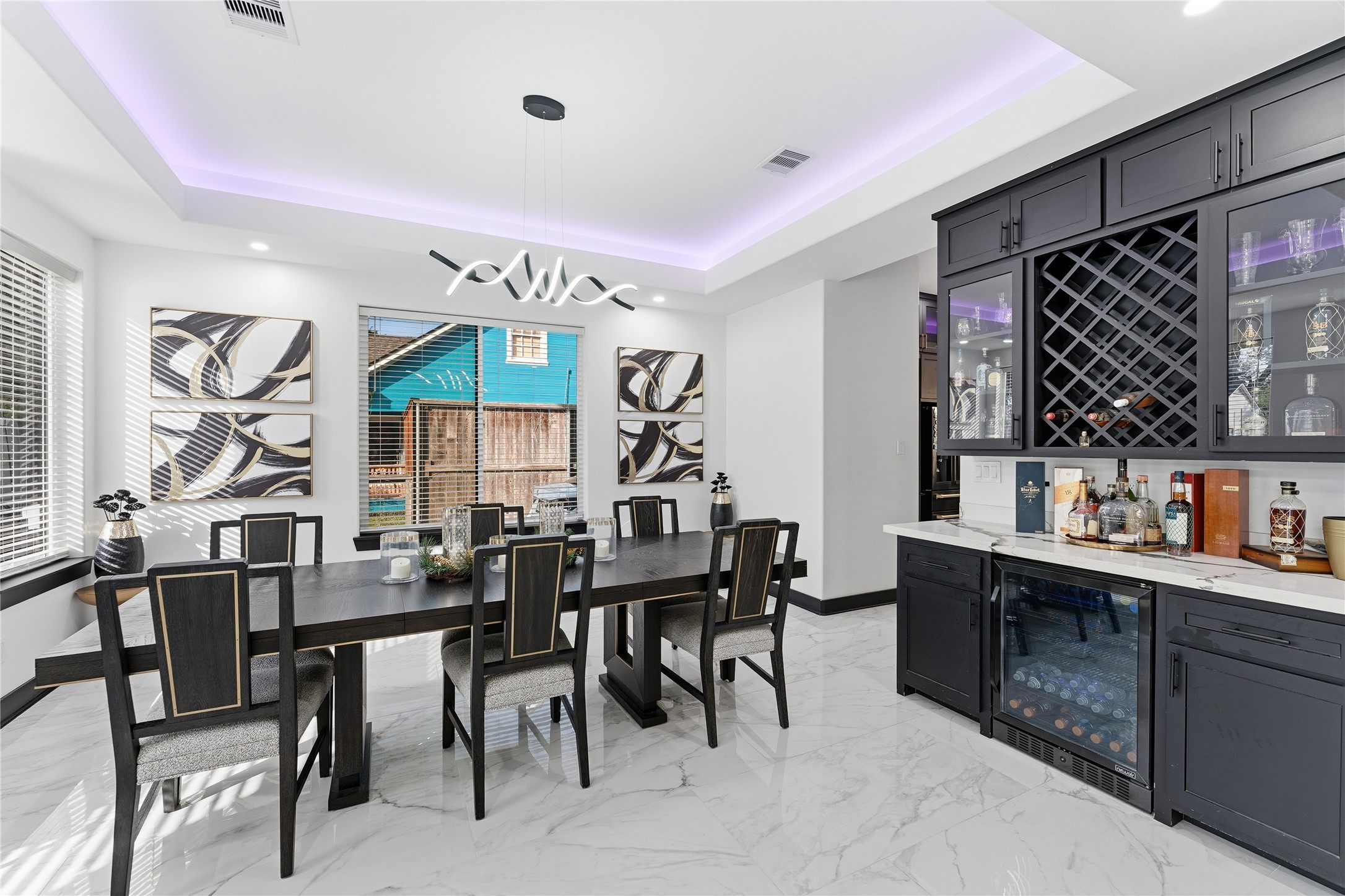 7737 Edna Street Houston, TX 77087 - Photo 18 of 43 a view of a dining room with furniture and window