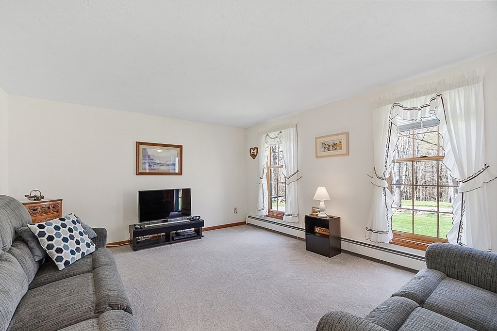 20 Rhodes Road Princeton, MA 01541 - Photo 5 of 35 a living room with furniture and a flat screen tv