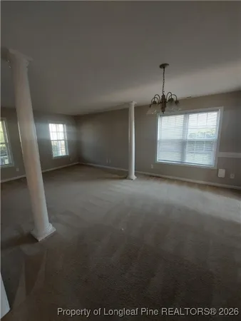 a view of empty room