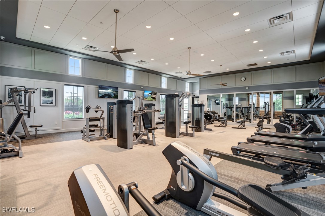 9292 Cayman Drive Naples, FL 34114 - Photo 47 of 50 a view of a room with gym equipment