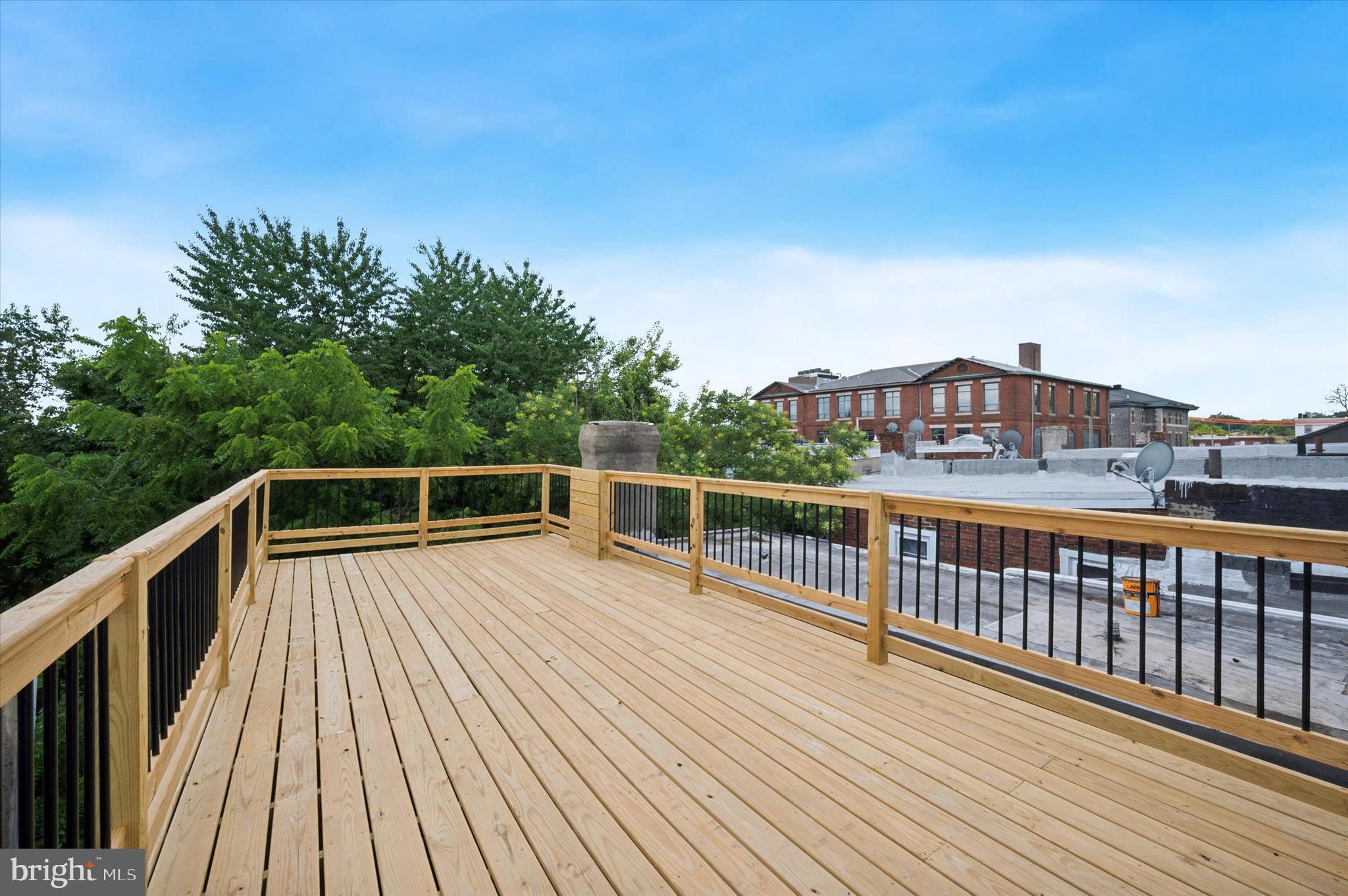 6212 Callowhill Street Philadelphia, PA 19151 - Photo 12 of 23 a view of balcony with deck and wooden floor