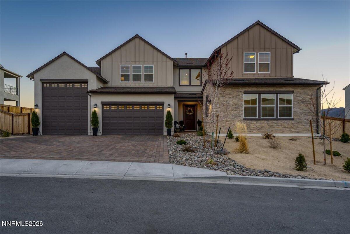 348 South Pah Rah Rdg Drive Sparks, NV 89441 - Photo 1 of 45 a front view of a house with garden