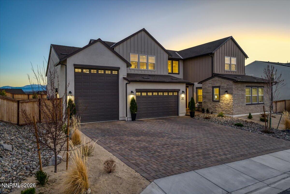 348 South Pah Rah Rdg Drive Sparks, NV 89441 - Photo 2 of 45 a front view of a house with garden