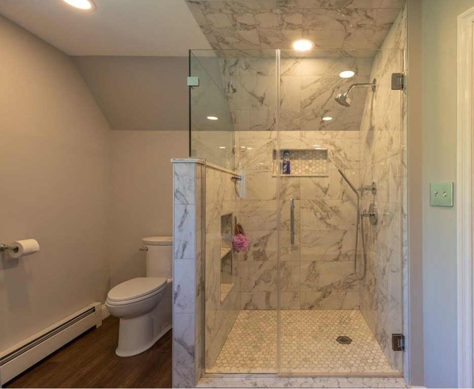 8 Merrimack River Road Groveland, MA 01834 - Photo 31 of 39 a bathroom with a shower and toilet