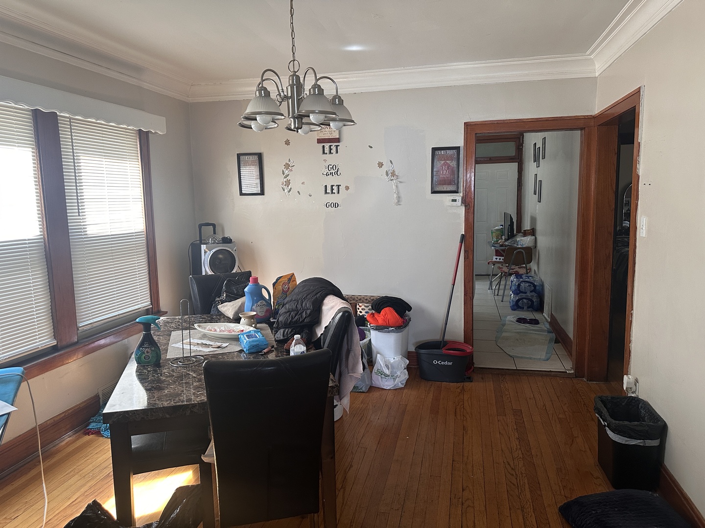 26 East 101st Place Chicago, IL 60628 - Photo 4 of 22 a view of a dining room with furniture and wooden floor