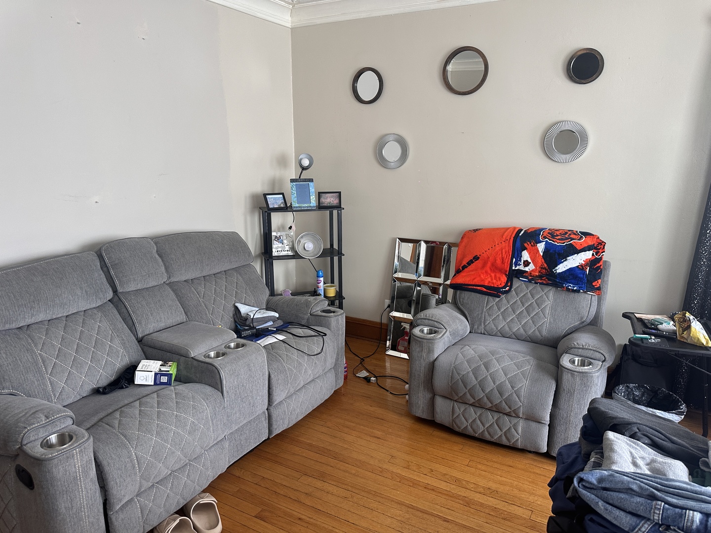 26 East 101st Place Chicago, IL 60628 - Photo 5 of 22 a living room with furniture and a wooden floor