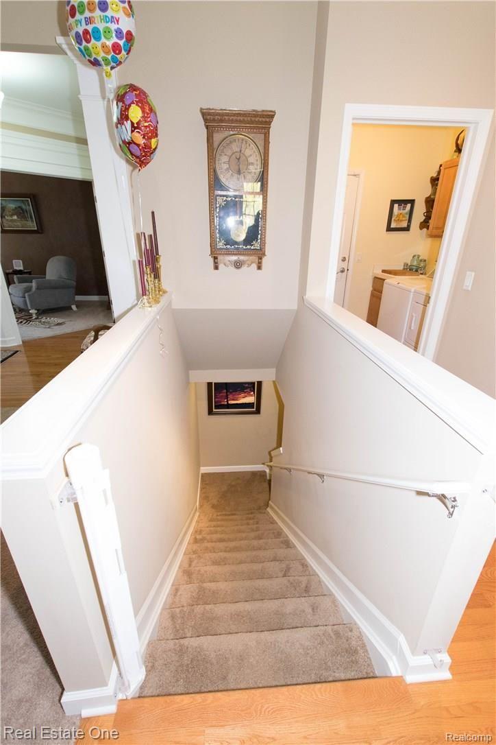 5195 Belmonte Drive Rochester, MI 48306 - Photo 18 of 23 Staircase to Finished Lower Level