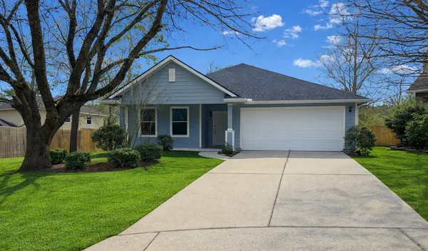 a house with a outdoor space