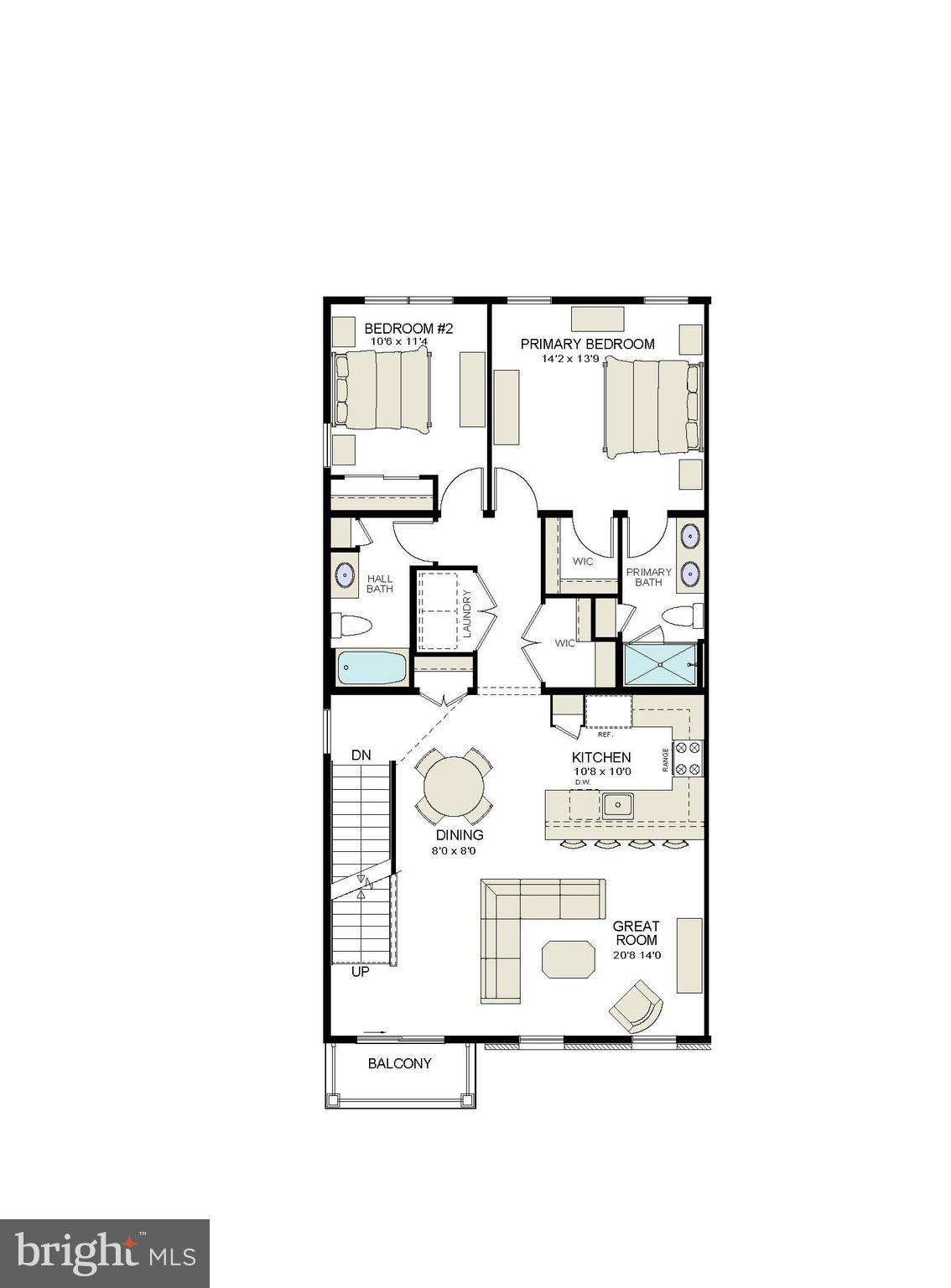 55 Cedar Lane Levittown, PA 19055 - Photo 2 of 9 a picture of a very nice looking hallway