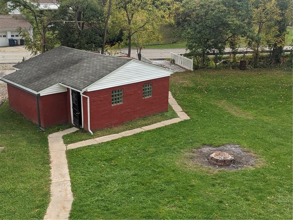 3009 Claridge Export Road Claridge, PA 15623 - Photo 22 of 22 View of yard and garage from balcony on second floor