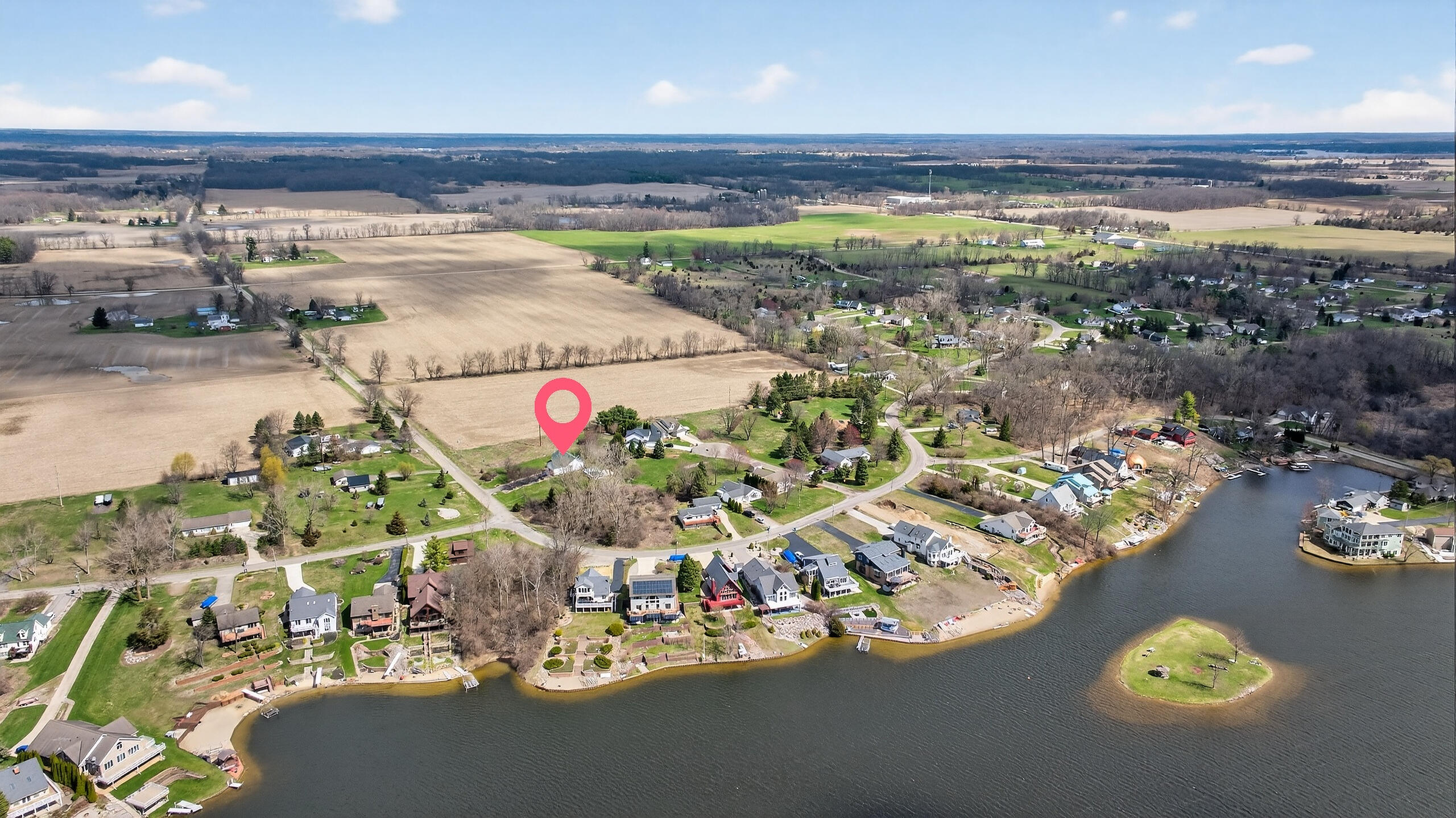 11085 Somerset Road Cement City, MI 49233 - Photo 3 of 56 11085 Somerset Rd Cement City MI (Aerial