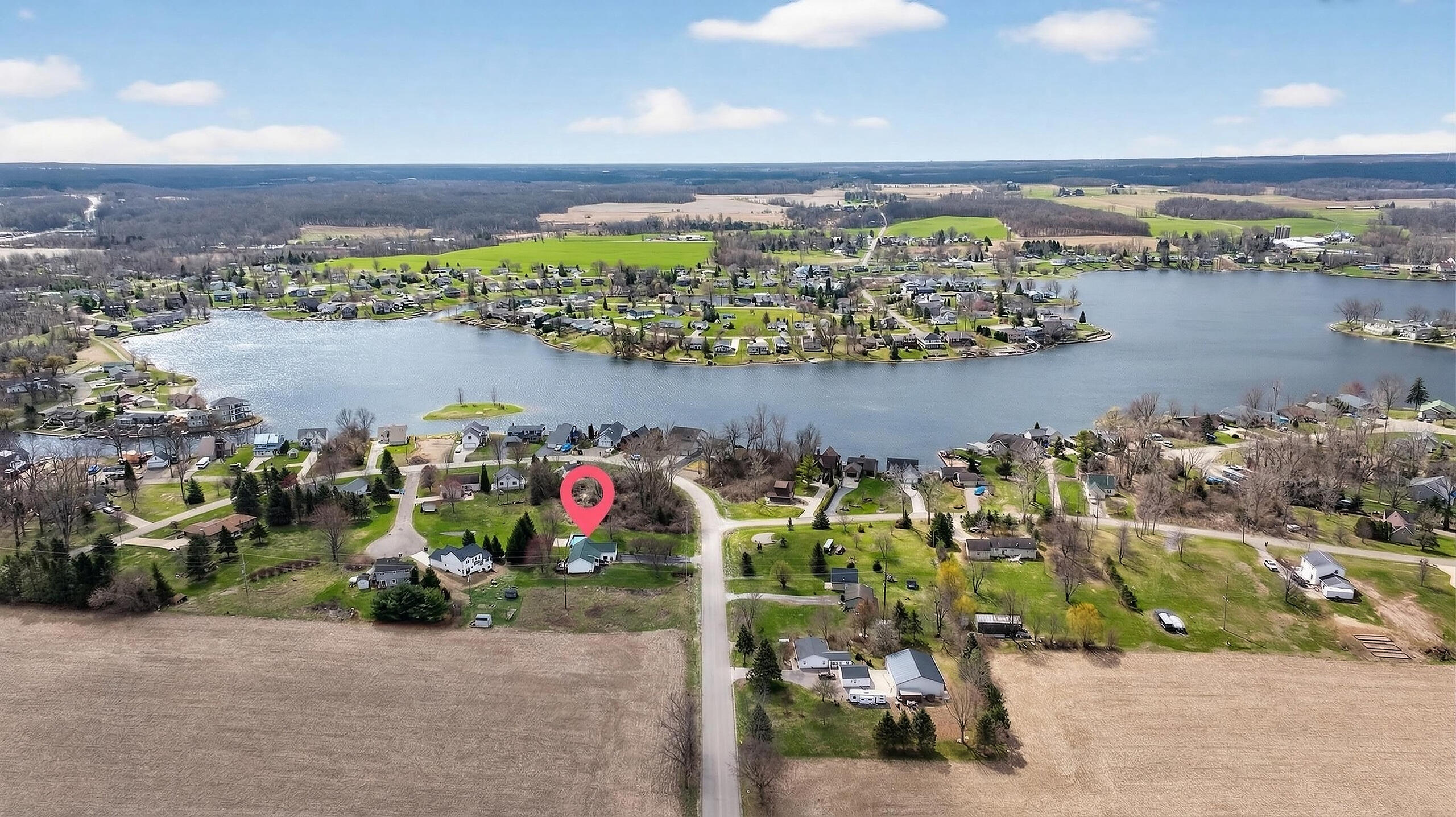 11085 Somerset Road Cement City, MI 49233 - Photo 47 of 56 11085 Somerset Rd Cement City MI (Aerial