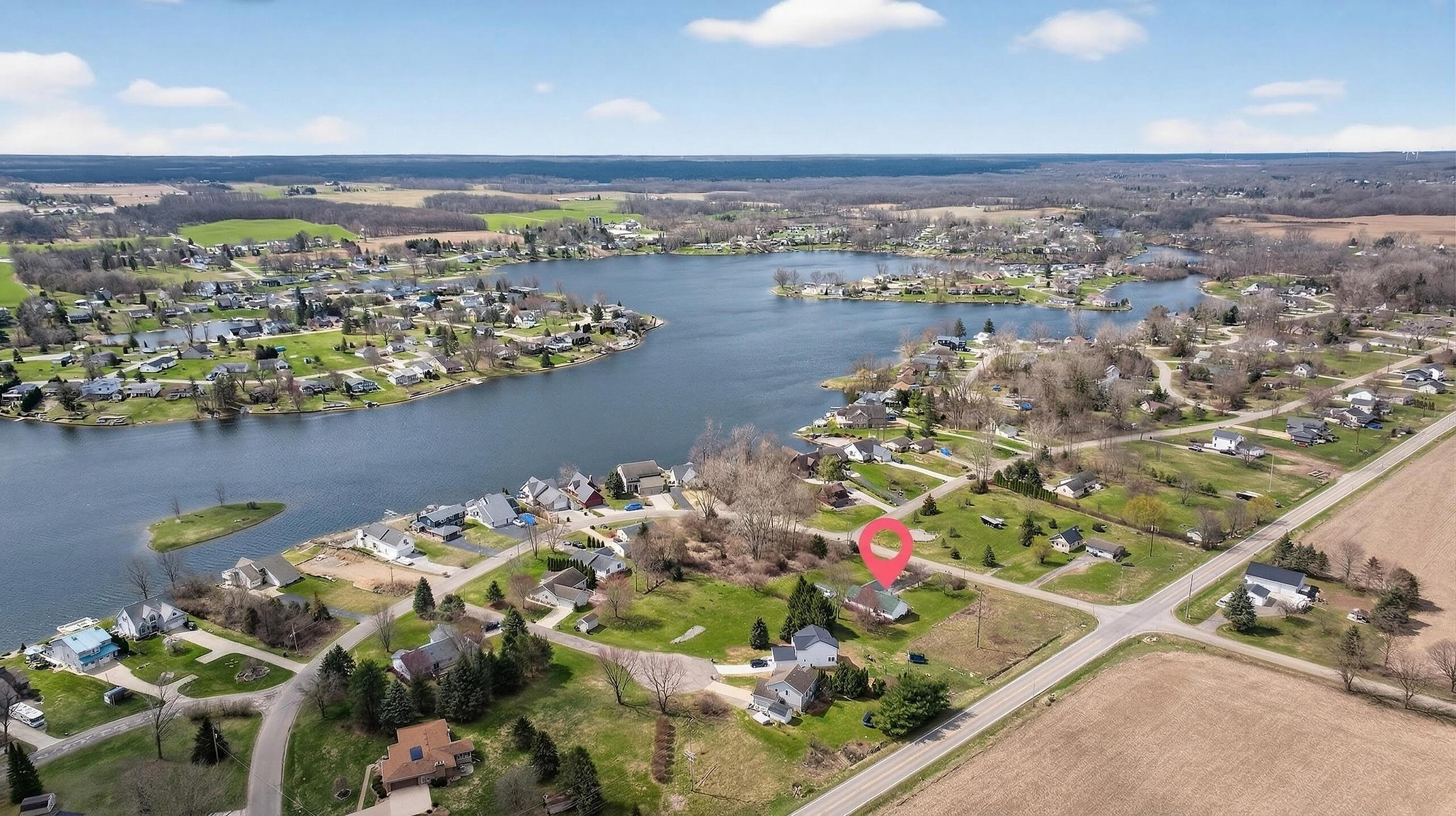 11085 Somerset Road Cement City, MI 49233 - Photo 48 of 56 11085 Somerset Rd Cement City MI (Aerial