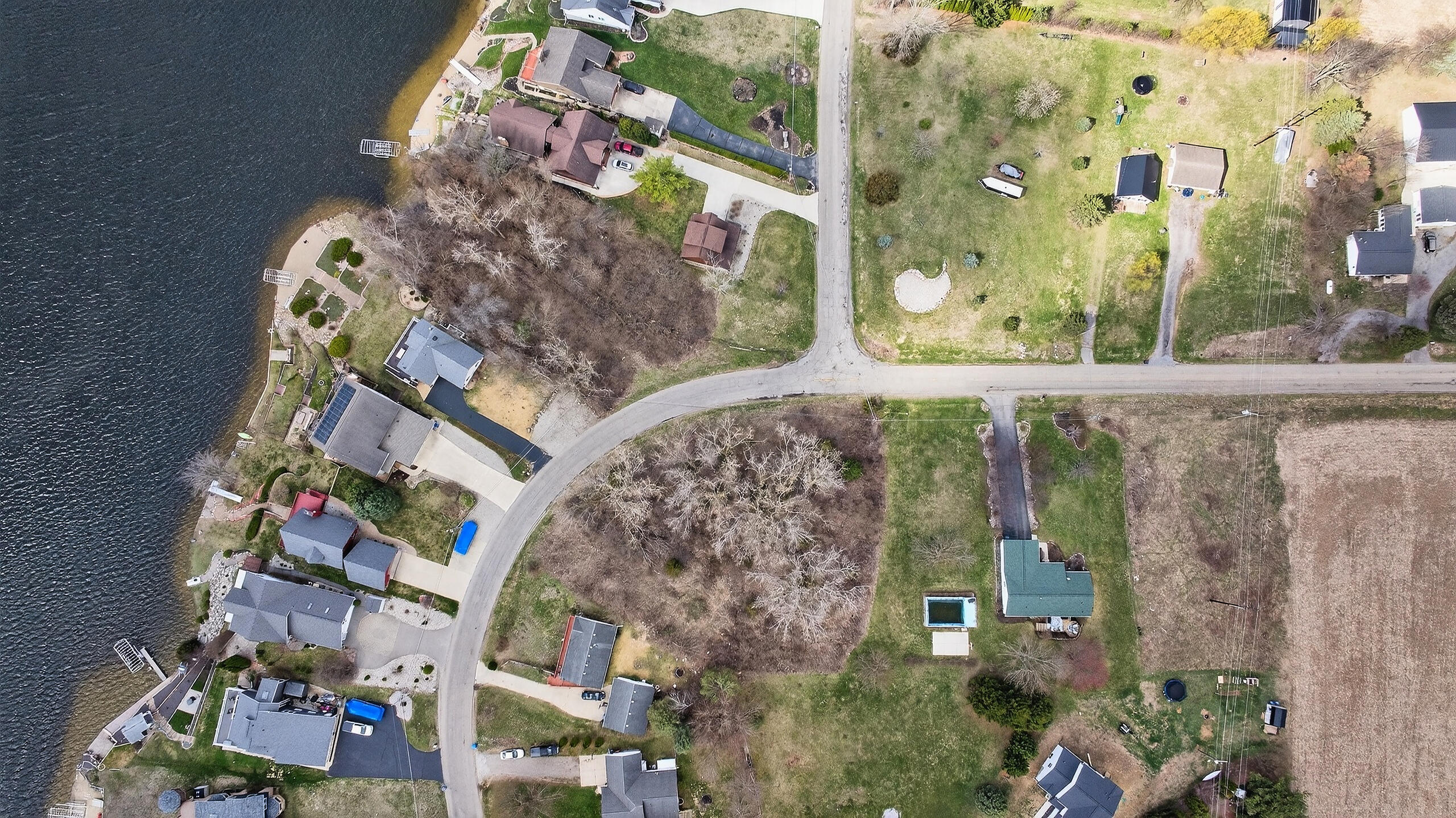 11085 Somerset Road Cement City, MI 49233 - Photo 50 of 56 11085 Somerset Rd Cement City MI (Aerial