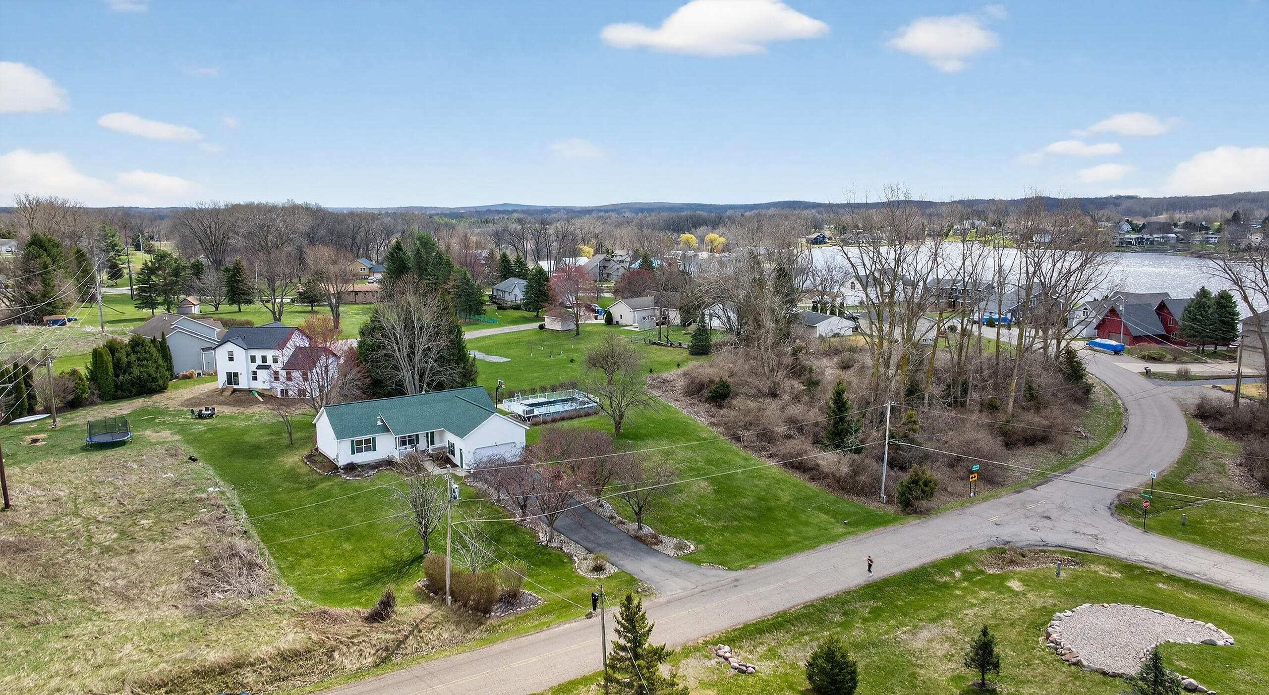 11085 Somerset Road Cement City, MI 49233 - Photo 51 of 56 11085 Somerset Rd Cement City MI (Aerial