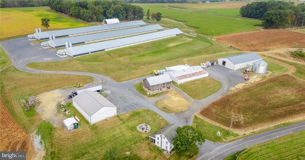 7573 Springhouse Road New Tripoli, PA 18066 - Photo 14 of 54 an aerial view of a house with a swimming pool